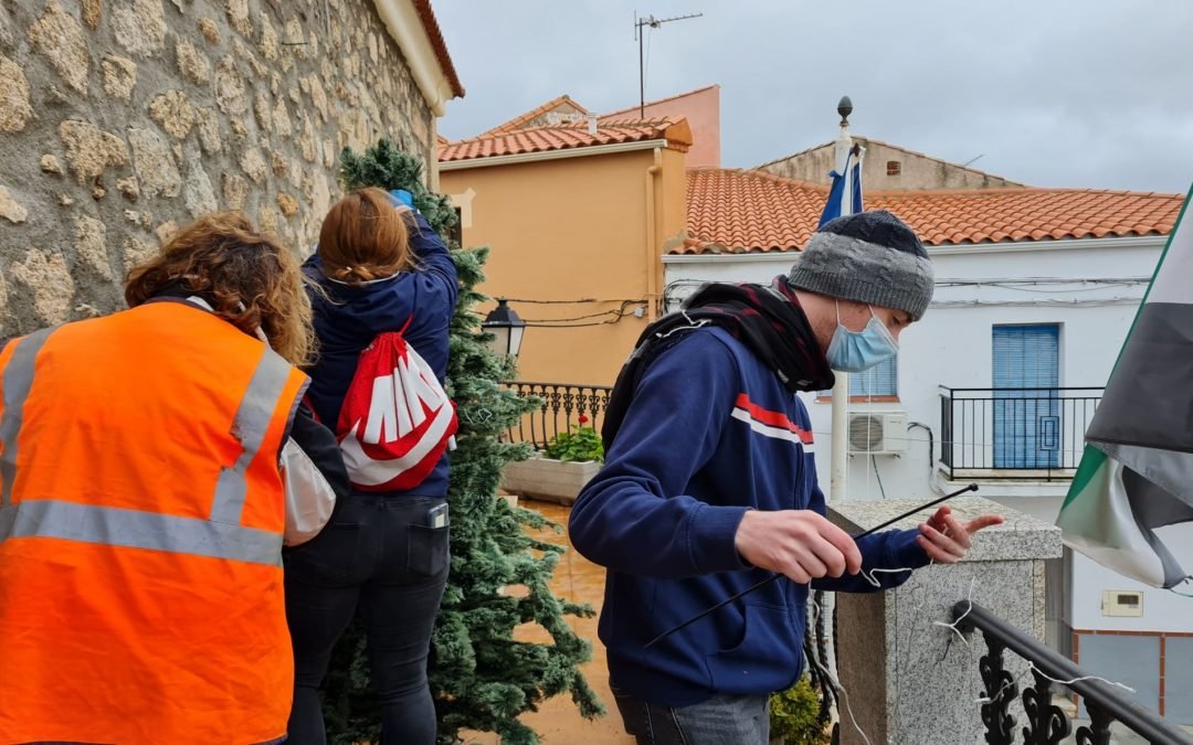 Colocación Luces Navideñas